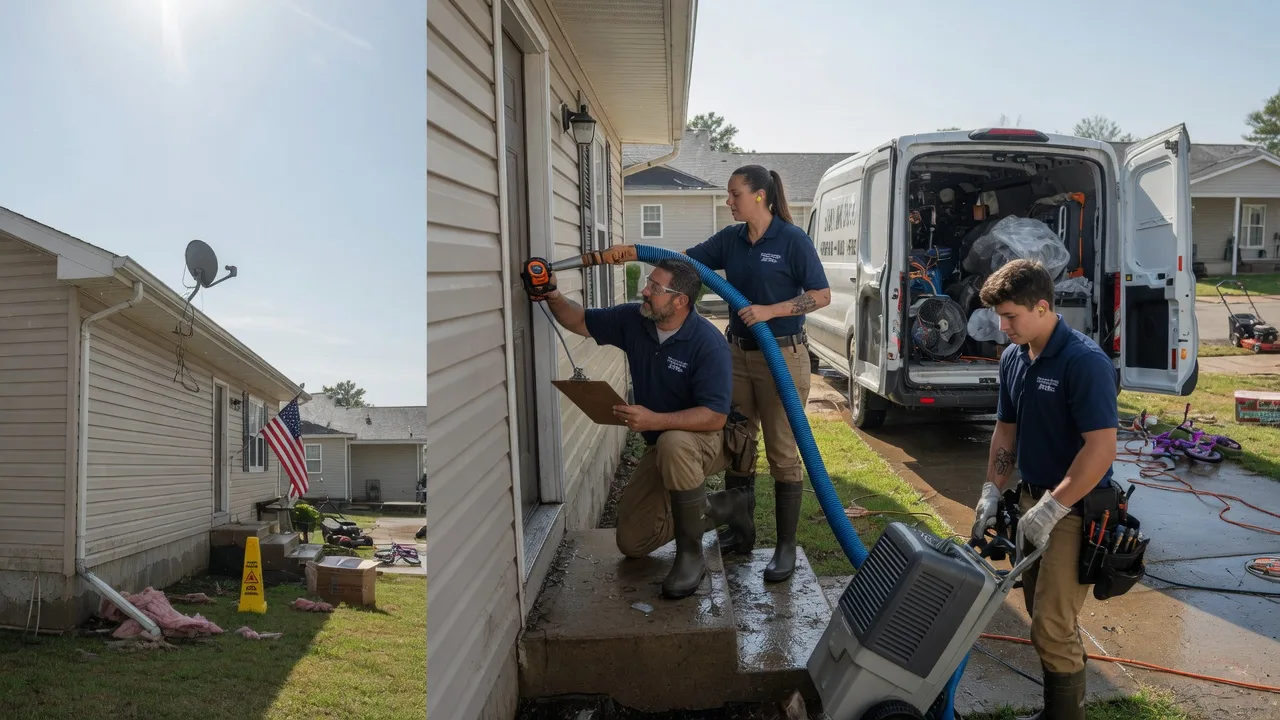 Ceiling Water Damage Restoration in Duncombe, IA near me
